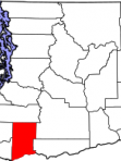 Skamania county map