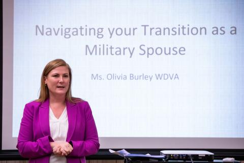 Military Spouse Liaison Speaking 